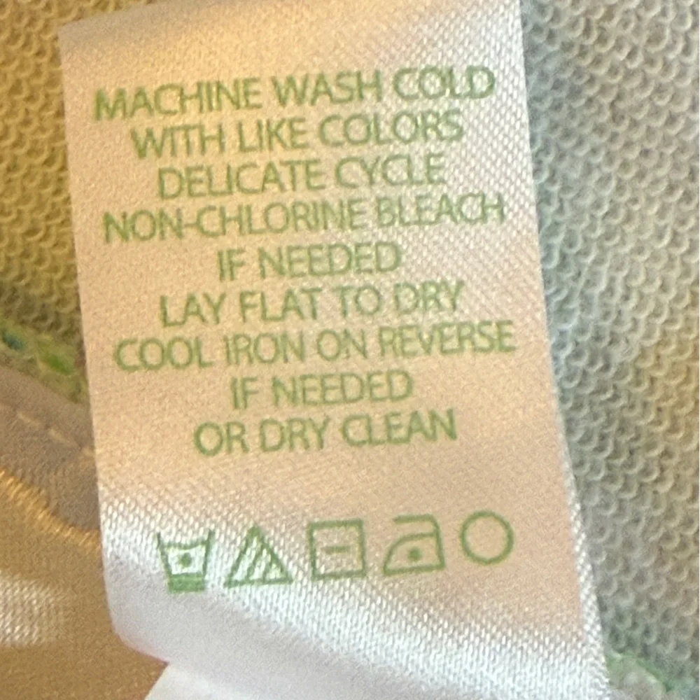 Lilly Pulitzer Floral Half Zip Pullover Jacket Pink Green Blue Medium - Picture 11 of 14